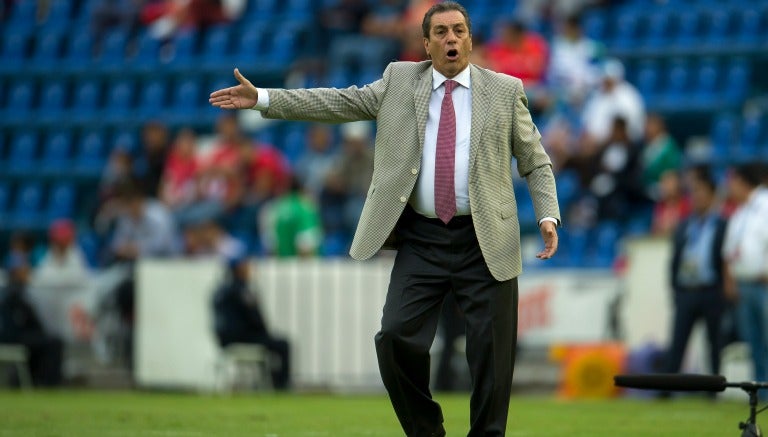 Boy durante el partido contra Veracruz