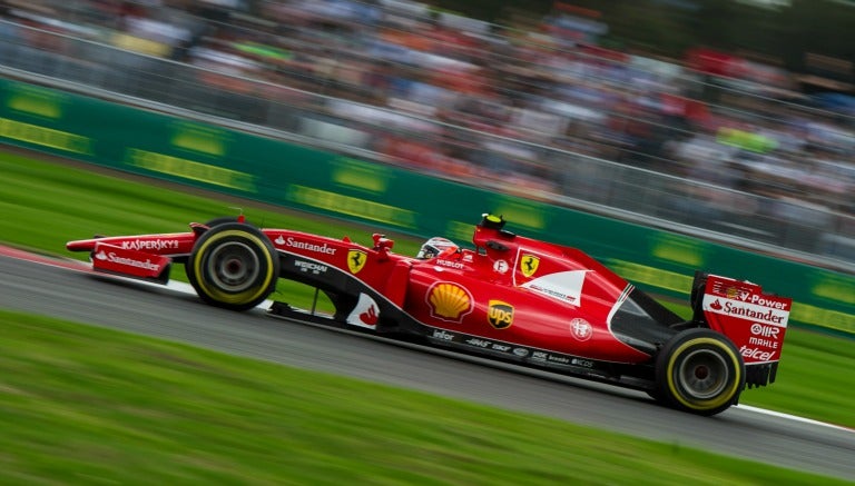 Sebastian Vettel, durante la fase de clasificación del GP de México