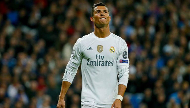 Cristiano luce molesto en juego contra PSG