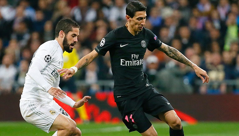 Di María, en el duelo contra Real Madrid