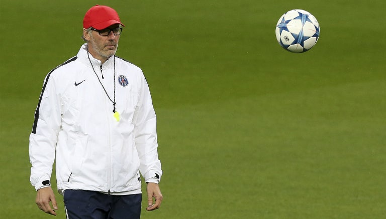 Blanc en entrenamiento del PSG