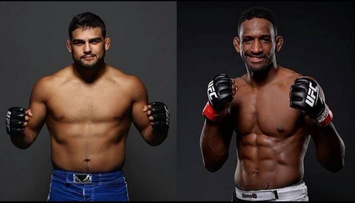 Kelvin Gastelum junto a Neil Magny