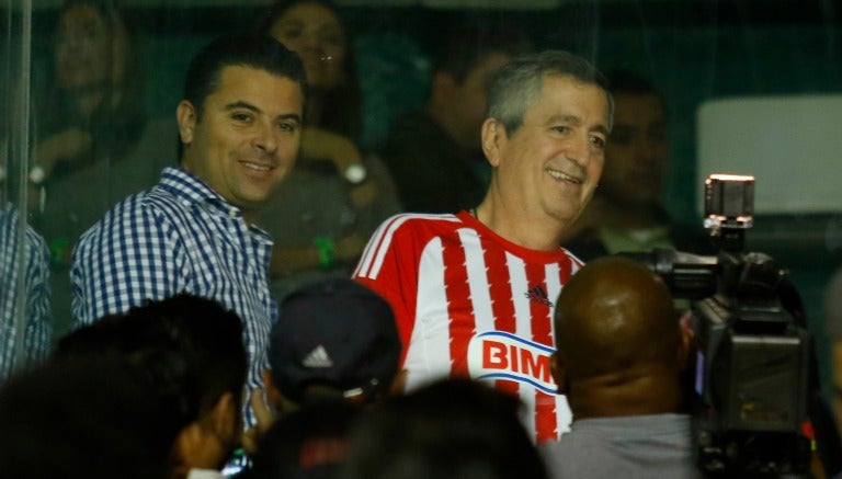 Jorge Vergara en el Estadio León