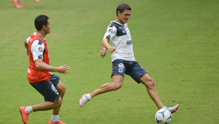 Neri Cardozo durante un entrenamiento