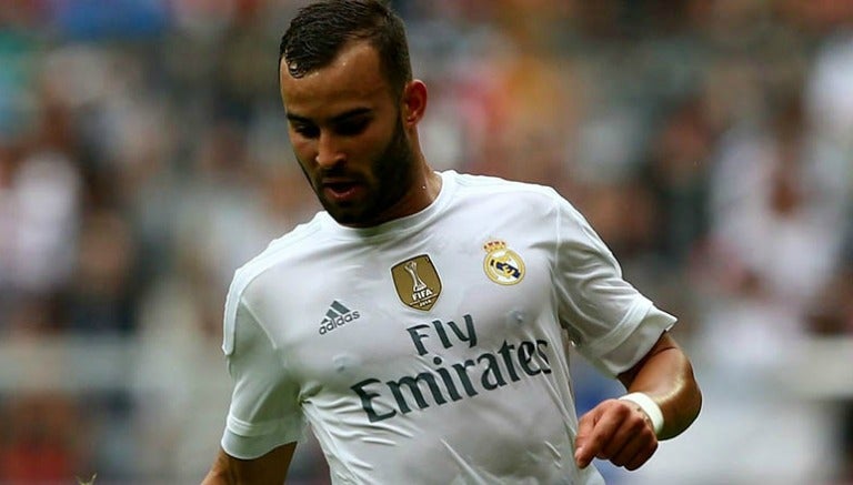 Jesé, en un partido del Real Madrid