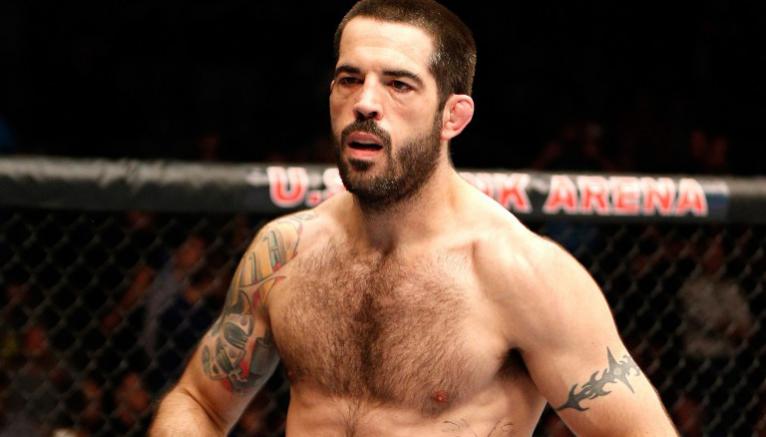 Matt Brown tras un combate de UFC