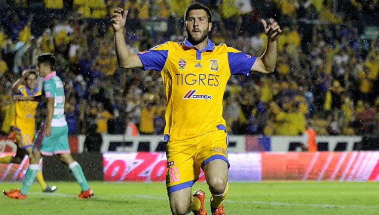 Gignac celebra en partido de Tigres