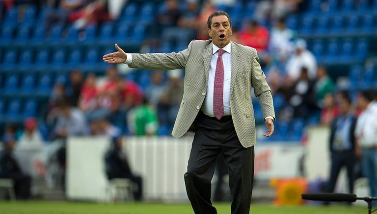 El Jefe Boy, durante el duelo contra Veracruz