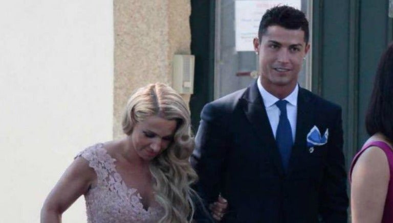 Marisa Mendes junto a Cristiano Ronaldo