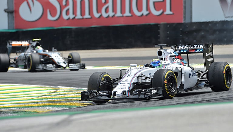 Felipe Massa, durante el GP de Brasil