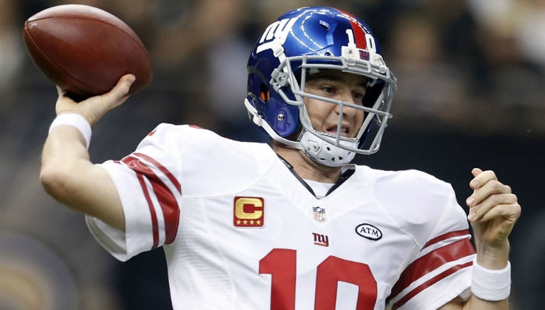 Eli Manning en juego de los Gigantes