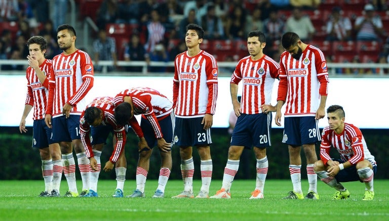 Chivas, en un partido de la Copa MX