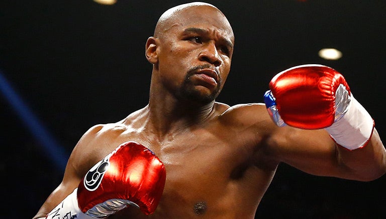 Mayweather, en una pelea