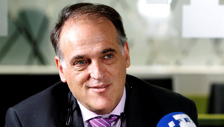 Javier Tebas, presidente de la LFP