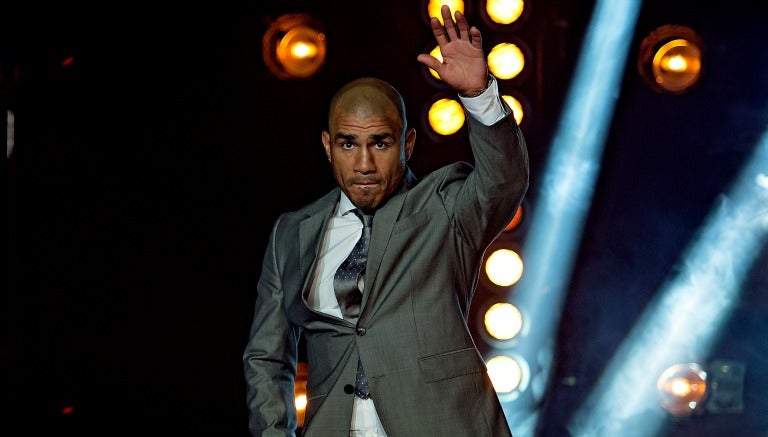 Miguel Cotto, durante la presentación de la pelea