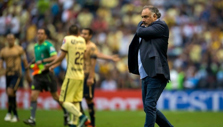 Memo Vázquez después del partido contra América