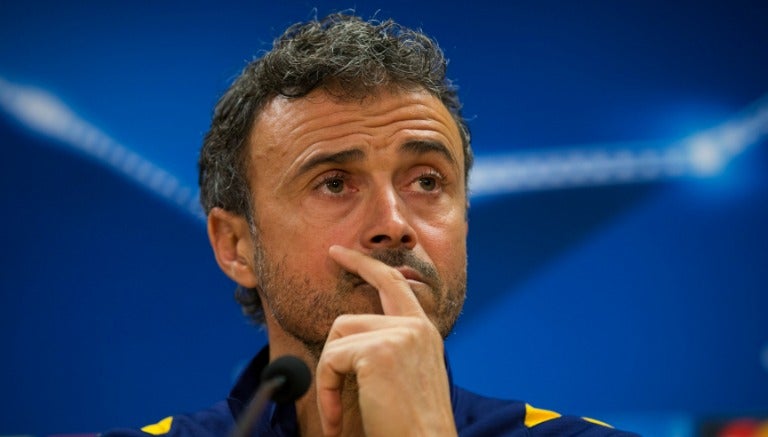 Luis Enrique en conferencia de prensa