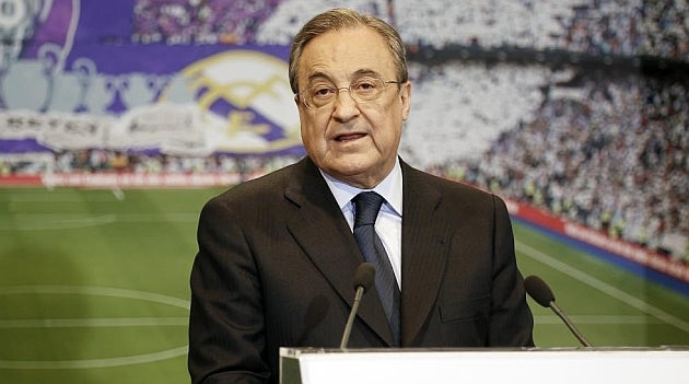 Florentino Pérez, en conferencia de prensa