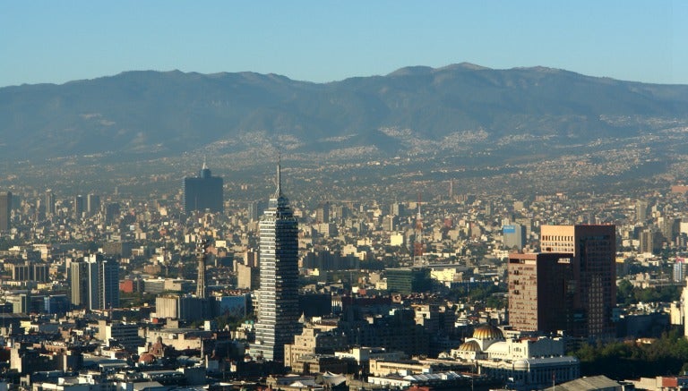 Foto panorámica de la Ciudad de México