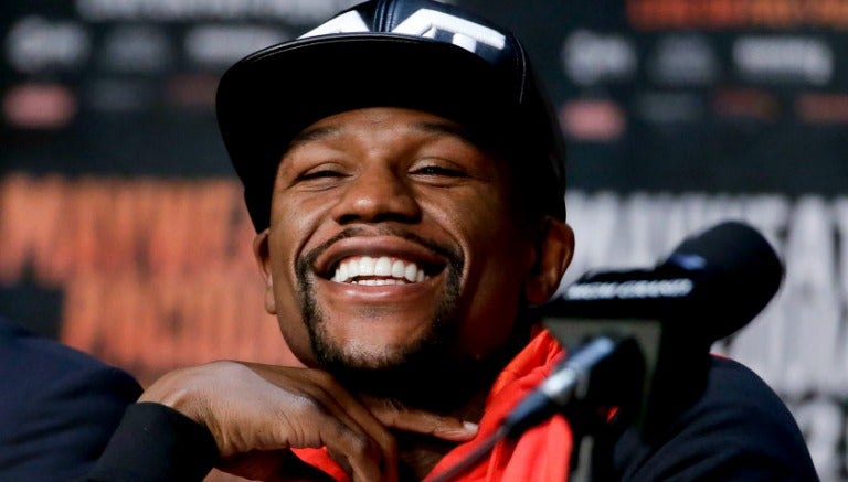 Mayweather en conferencia de prensa