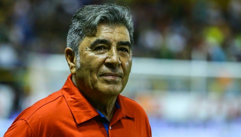 Carlos Reinoso en un partido del Veracruz