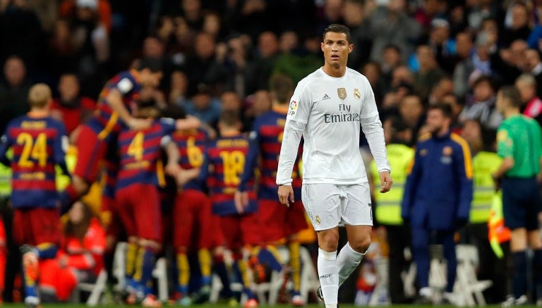 Cristiano Ronaldo en el Clásico Español