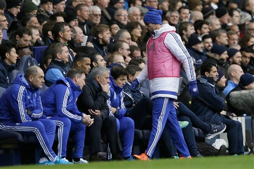 Diego Costa va a la banca en juego del Chelsea