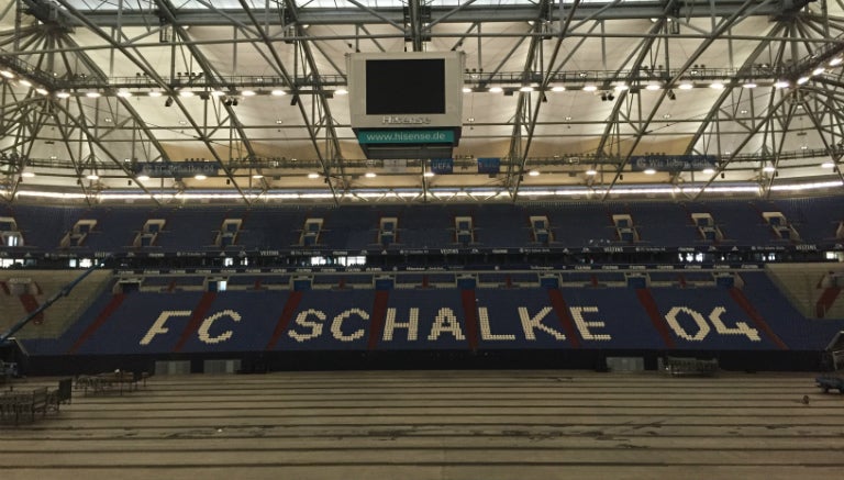 Asi luce el Veltins Arena desde el interior