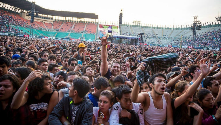 Así luce la explanada del Foro Sol durante el VL