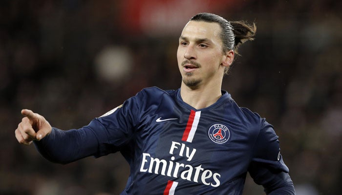 Ibrahimovic, en un partido del PSG