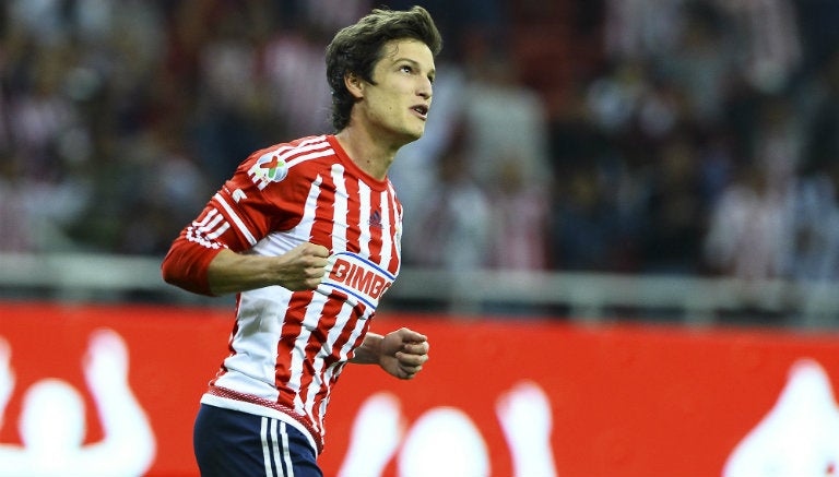 Carlos Fierro, en juego de Chivas