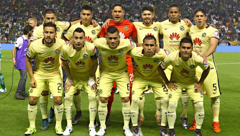 América posa previo a un partido de Liga MX