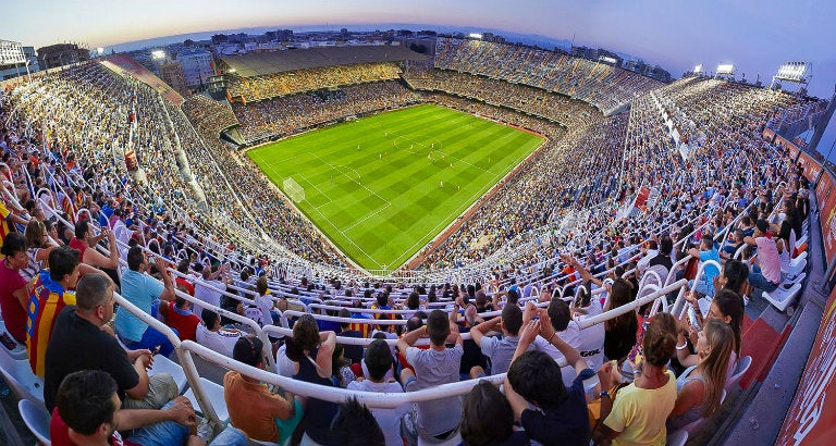 Estadio de Mestalla lleno