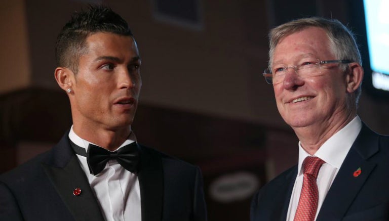 Cristiano y Ferguson en un evento público