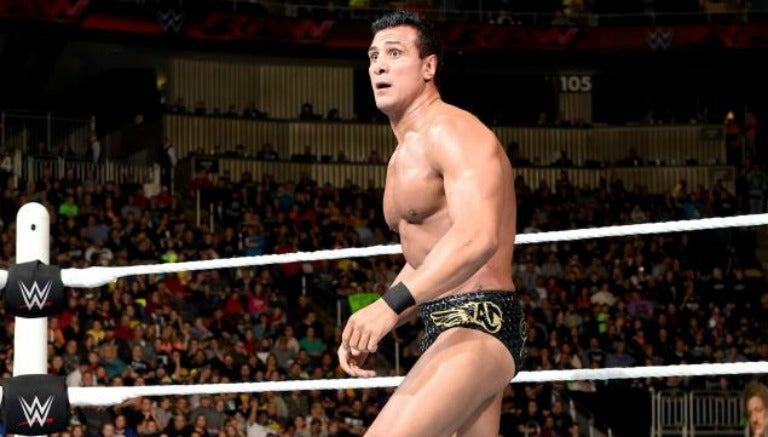 Alberto Del Río durante un combate en Raw