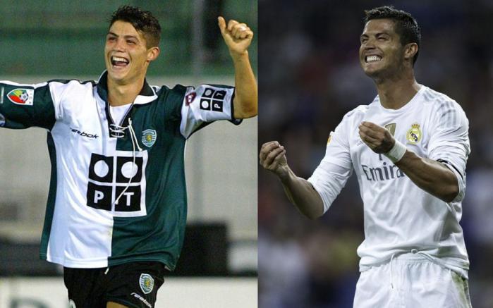 CR7 dejó el 'look' infantil