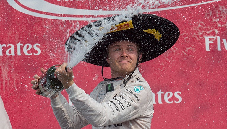 Nico Rosberg ganó el GP de México