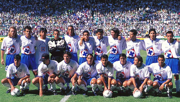 El once ce Cruz Azul en el Invierno 1997