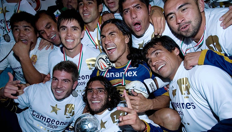 Los Pumas festejan el título de 2009