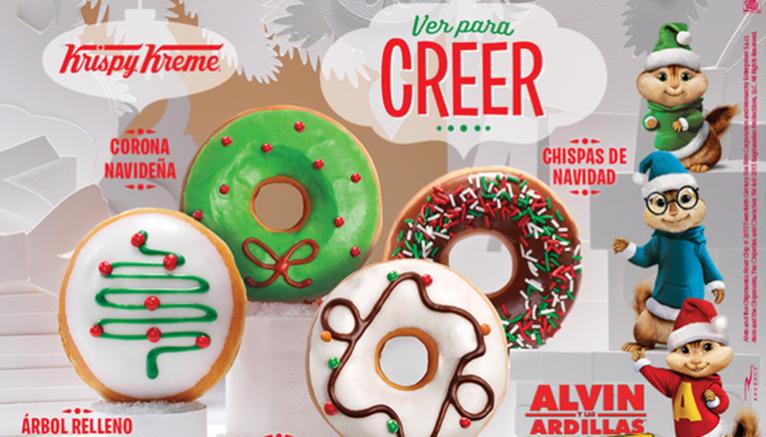 Las donas que Krispy Kreme preparó para esta Navidad  