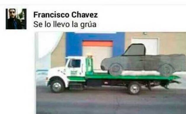 La grúa pudo llevarse la camioneta