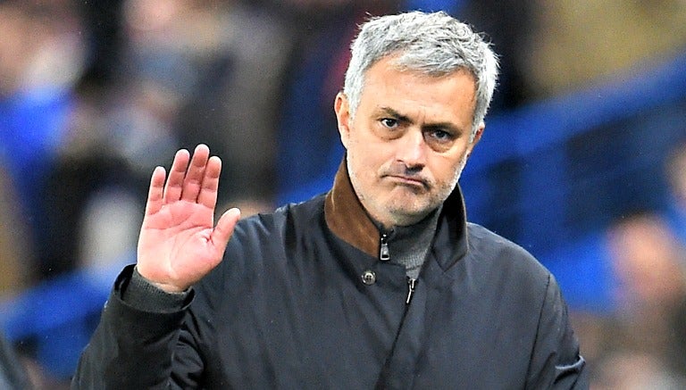 Mourinho, durante un partido al frente del Chelsea