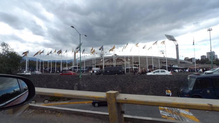 Estadio Olímpico Universitario previo al encuentro