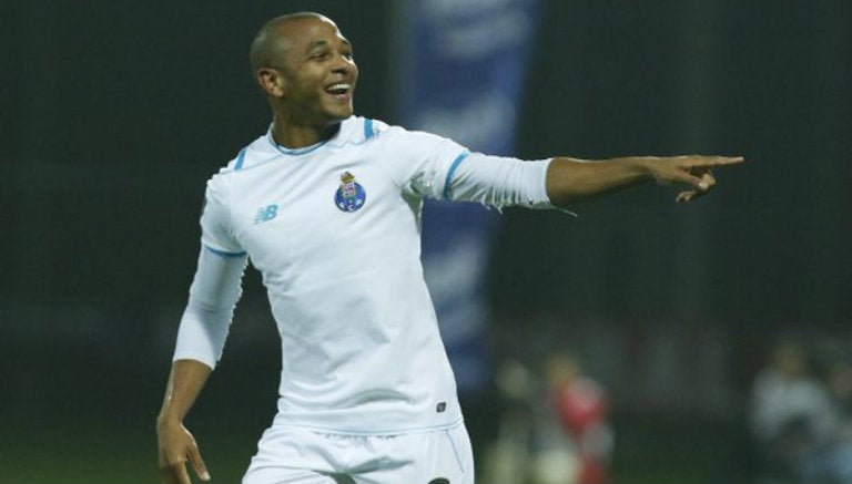 Brahimi celebra un gol con el Porto 