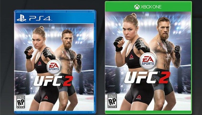 McGregor en la portada de 'UFC 2'