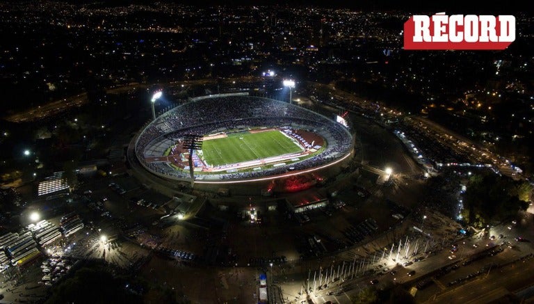 Toma panorámica del Olímpico Universitario