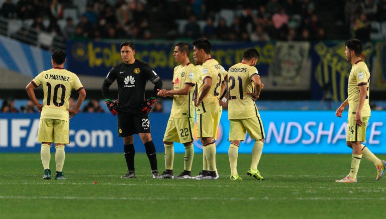 Jugadores del América, tras eliminación del certamen 