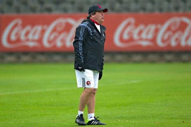 El Piojo durante un entrenamiento de Xolos