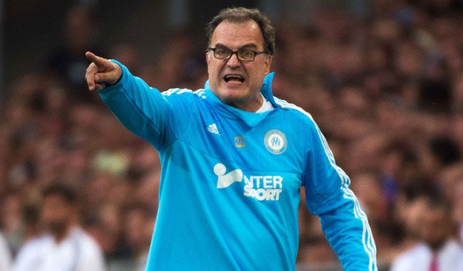 Bielsa dirigiendo al Marsella