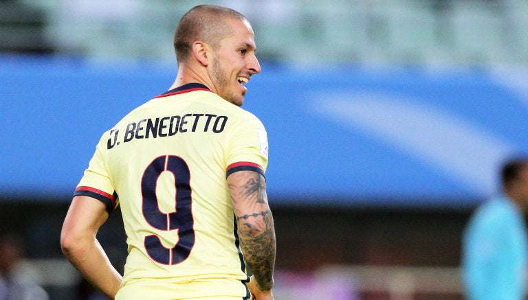 Darío Benedetto, durante juego del América en el Mundial de Clubes